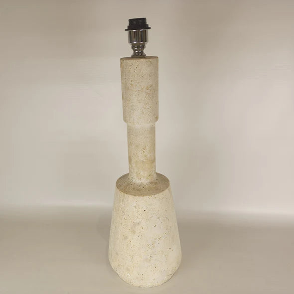 Bell Table Lamp - Travertine