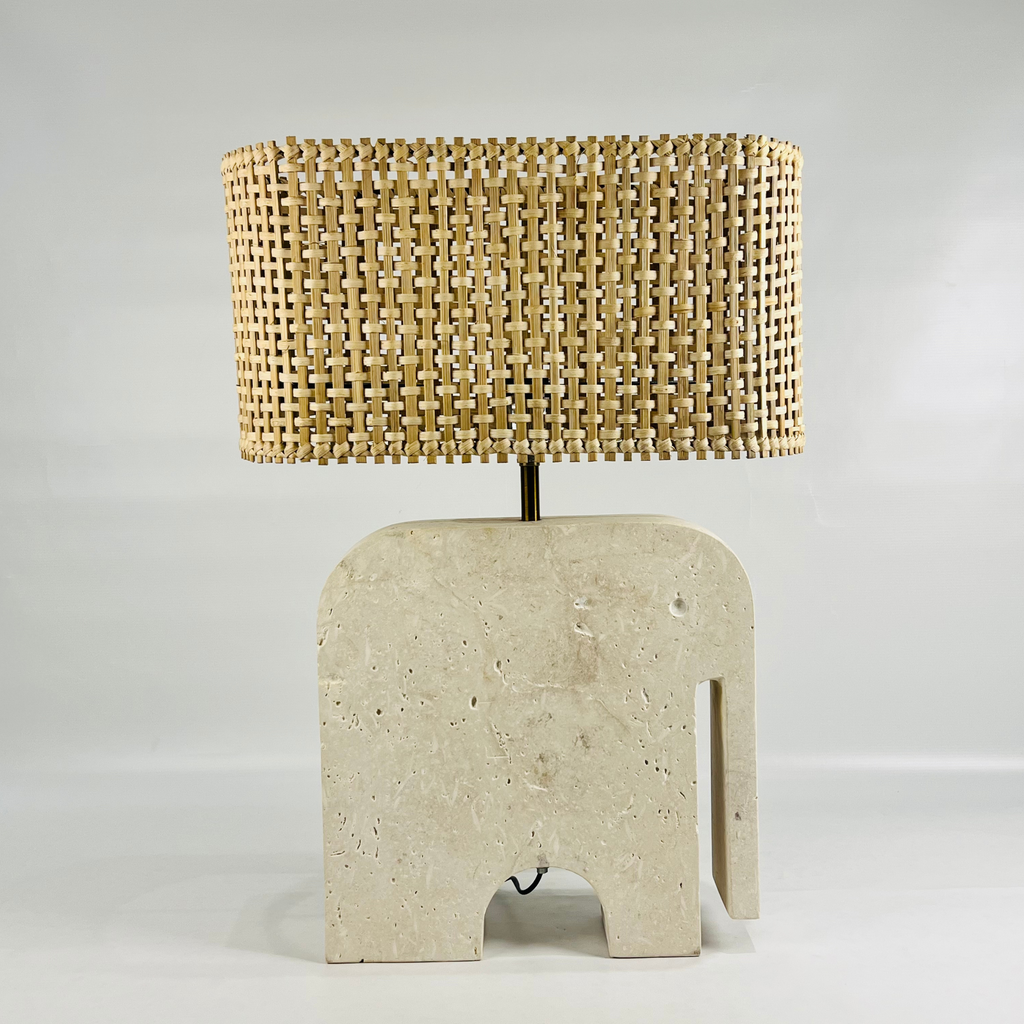 Elephant Stoned Table Lamp