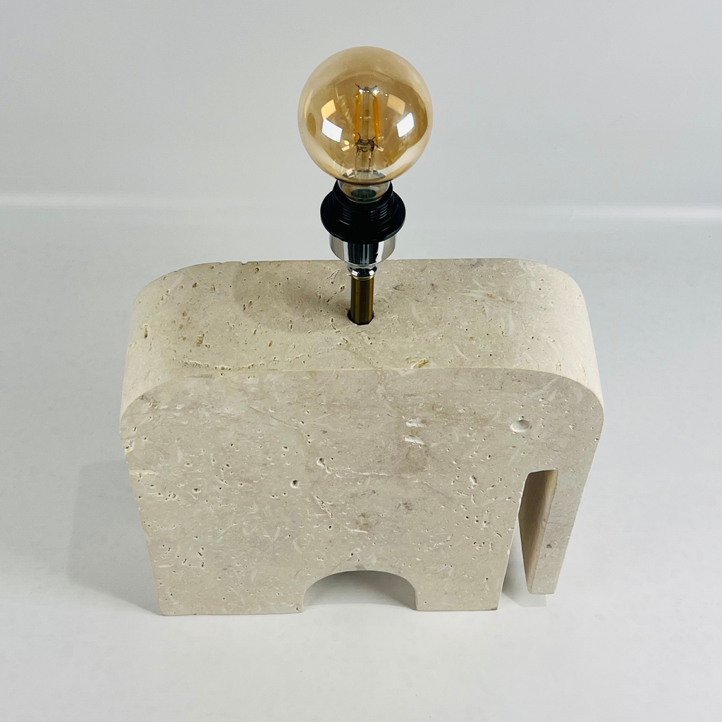 Elephant Stoned Table Lamp