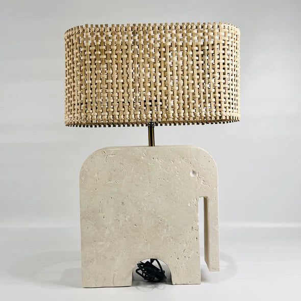 Elephant Stoned Table Lamp