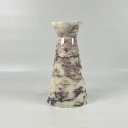 Funnel Table Lamp - Red & White