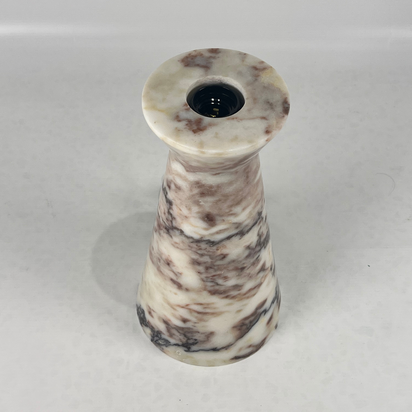 Funnel Table Lamp - Red & White