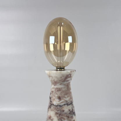 Funnel Table Lamp - Red & White