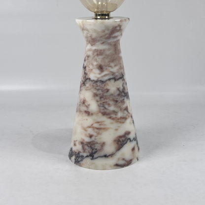 Funnel Table Lamp - Red & White
