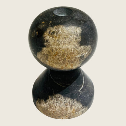 Knob Candle Stand - Black