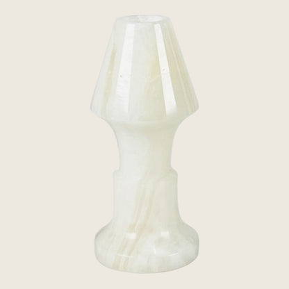 Frustum Capped Candle Stand  - Onyx