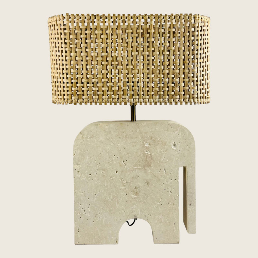 Elephant Stoned Table Lamp