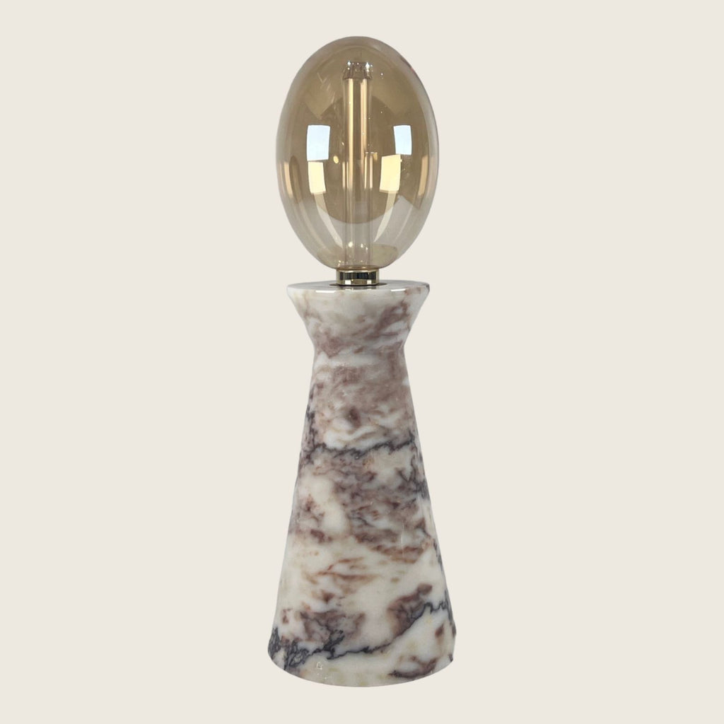 Upside Down Funnel Streaked Table Lamp