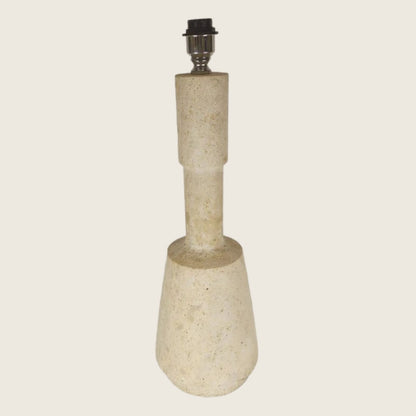 Bell Table Lamp - Travertine