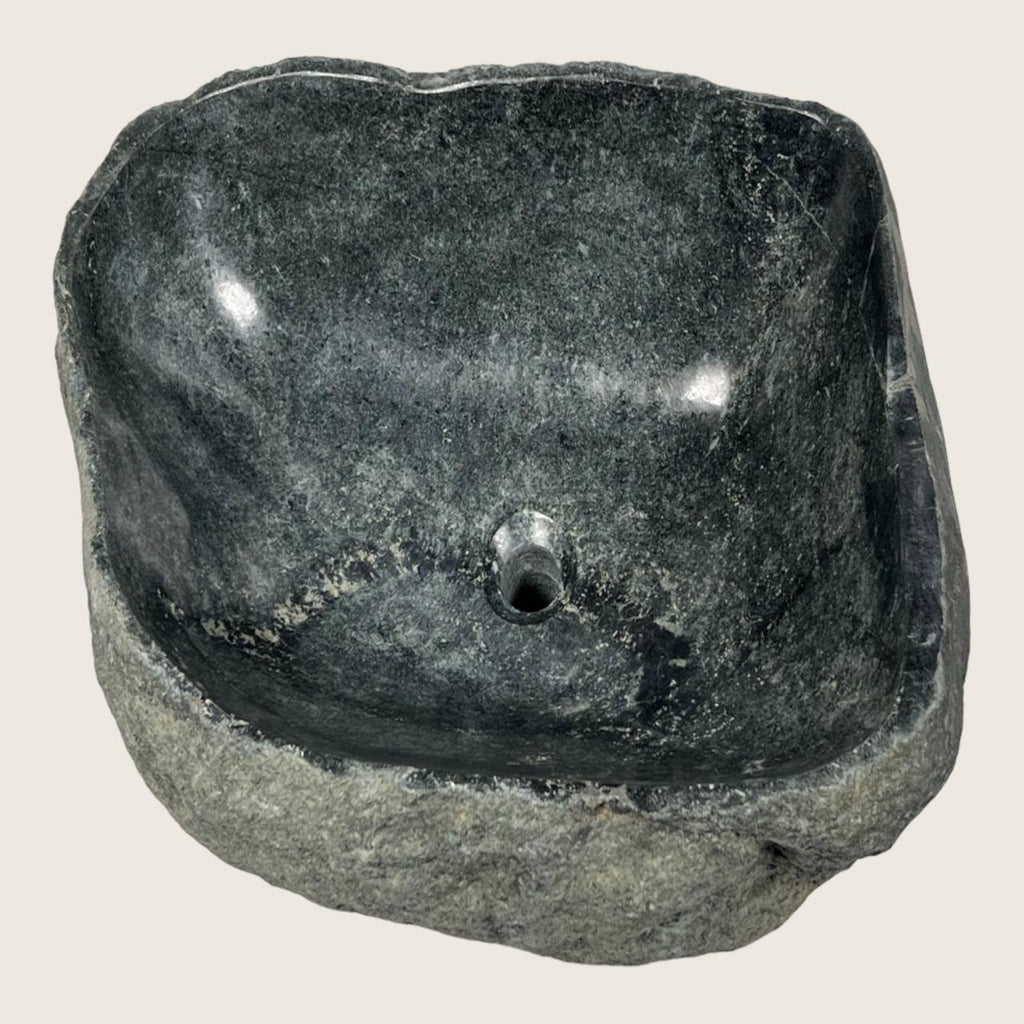 Deep Green River Stone Sink