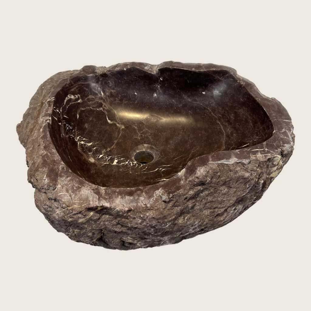 Wild Burgundy Riverstone Sink