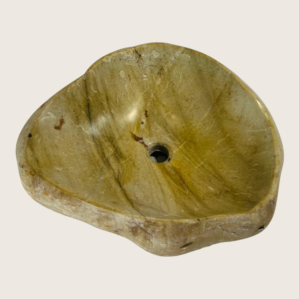 Honey Gold River Stone Sink