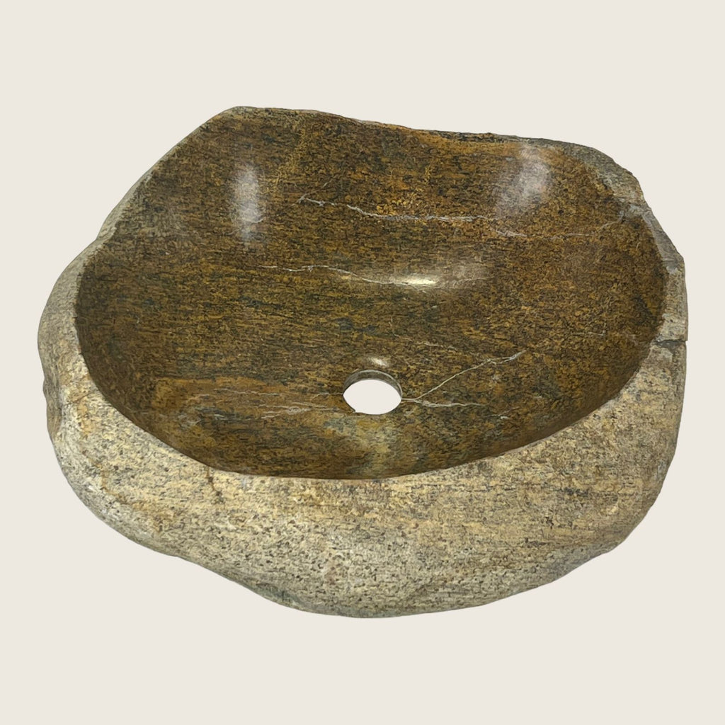 Mud Grazed River Stone Sink