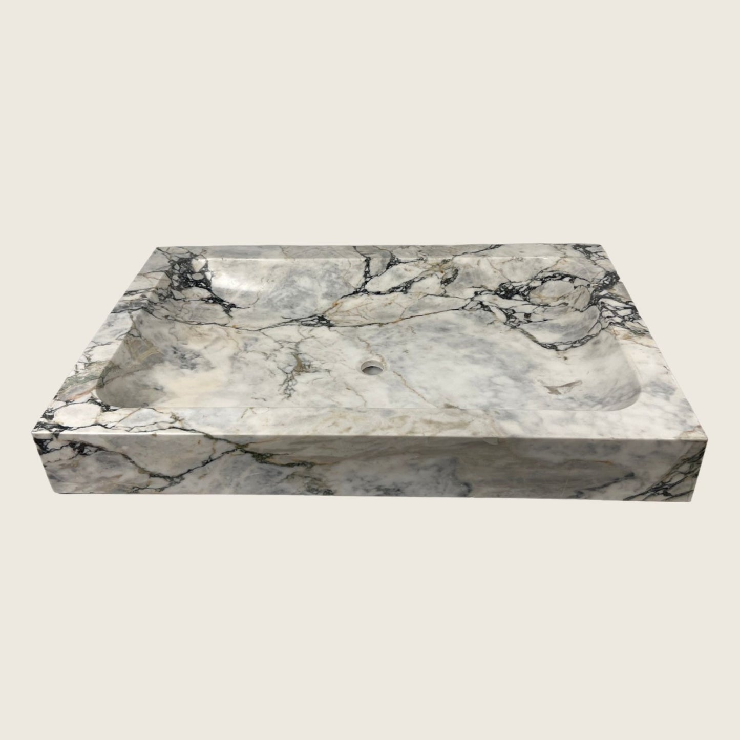 Rectangular Basin - Green Commando