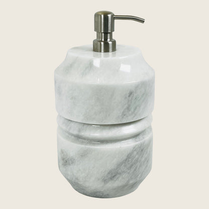 Grooved Soap Dispenser - Grey
