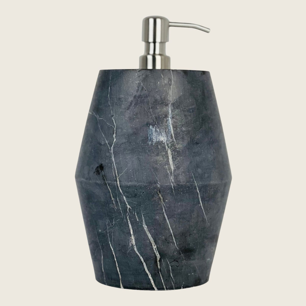 Bulged Silver Top Soap Dispenser