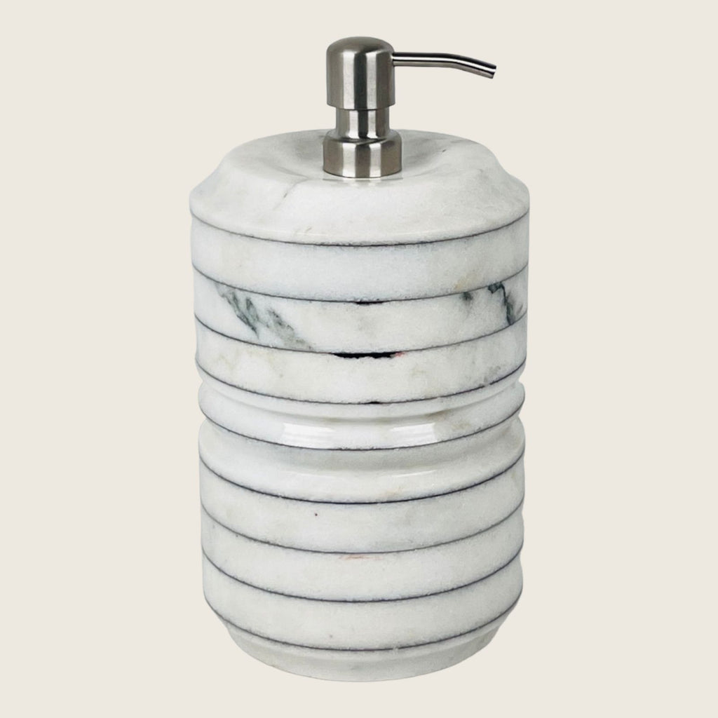 Ringed Pinstripe Soap Dispenser