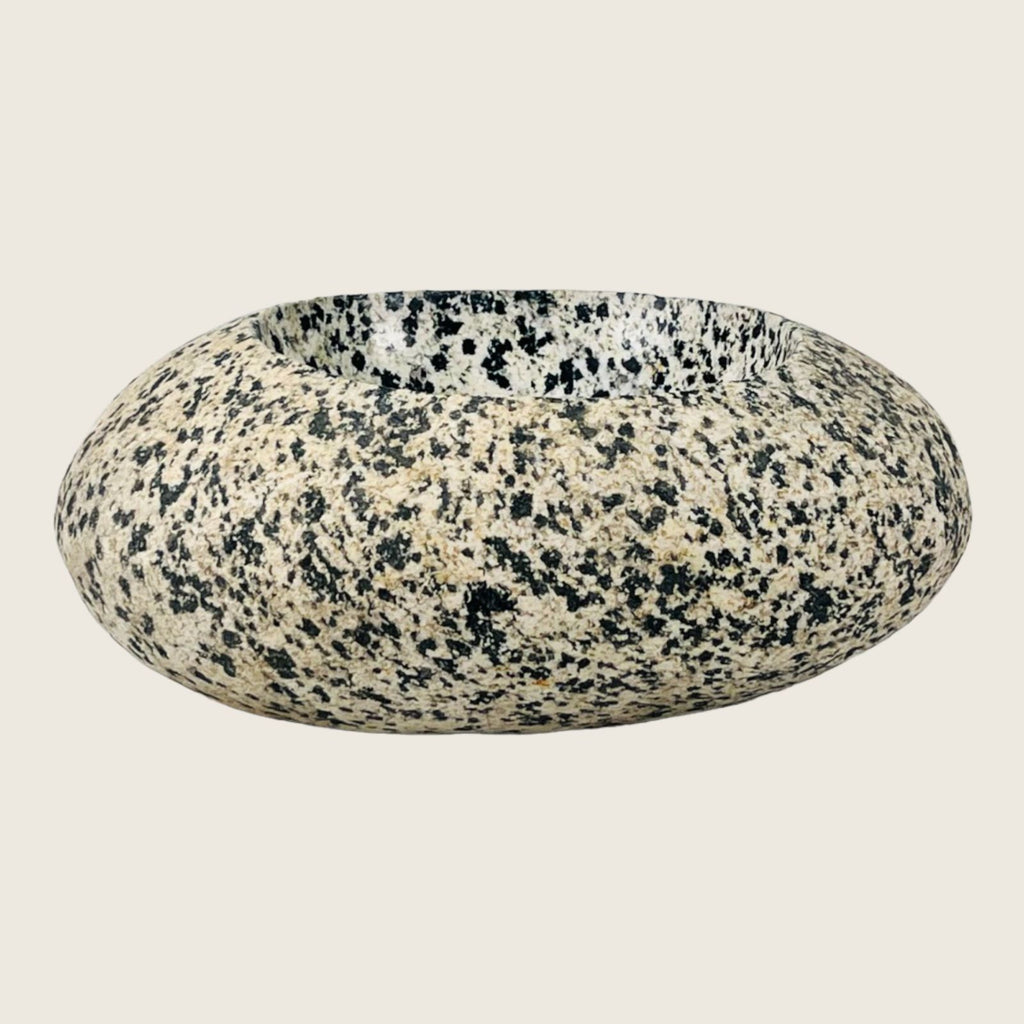 Spotted River Stone Bowl