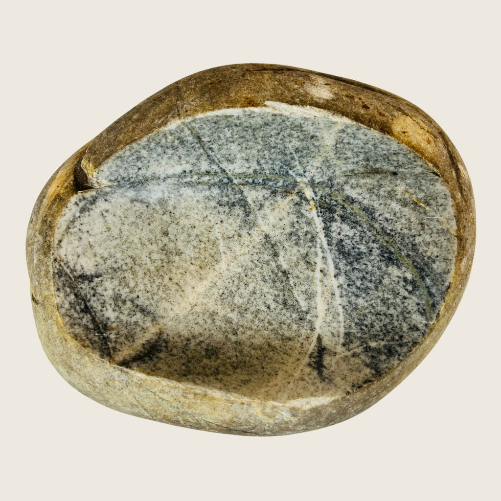 River Stone Pecked Web Soap Dish