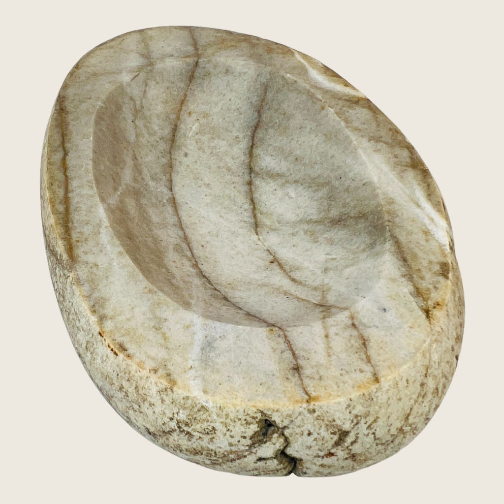 River Stone Grazed Honey Soap Dish