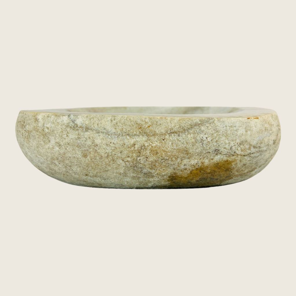 River Stone Grazed Honey Soap Dish