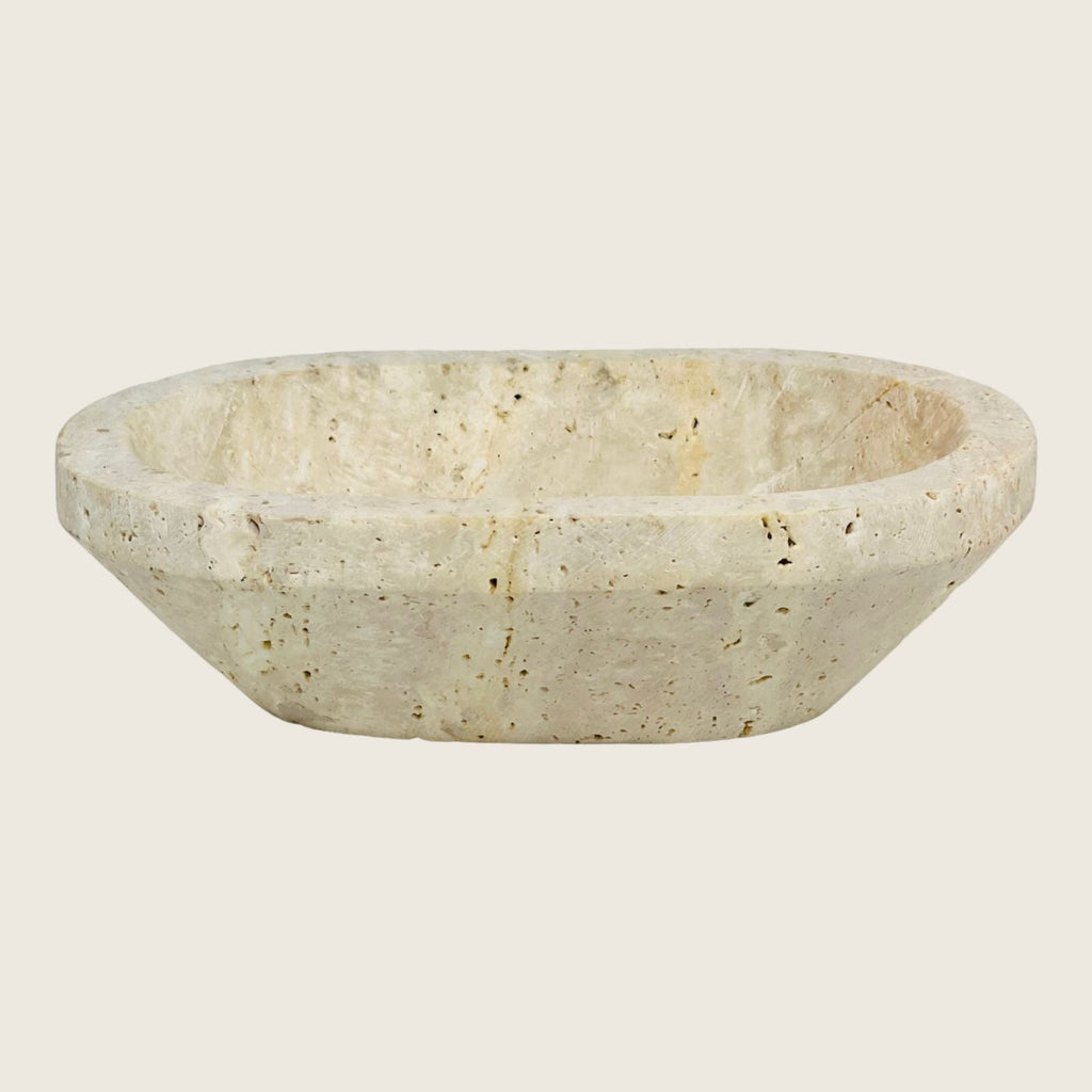 Travertine Beige Soap Dish