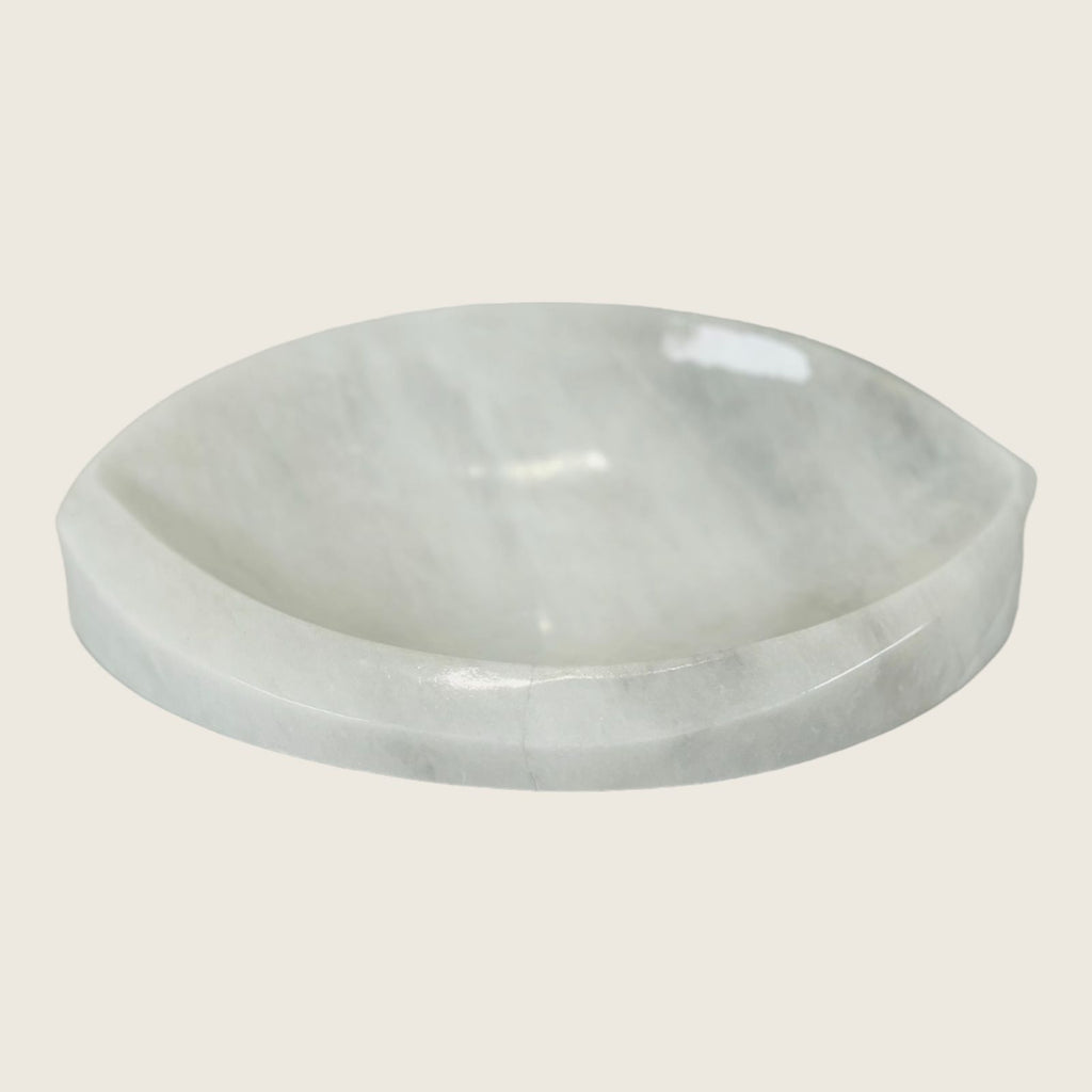 Eye Shaped Grey Soap Dish