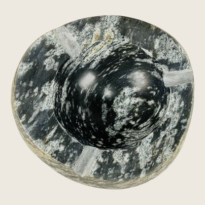 Black & Grey Ash Tray - Riverstone