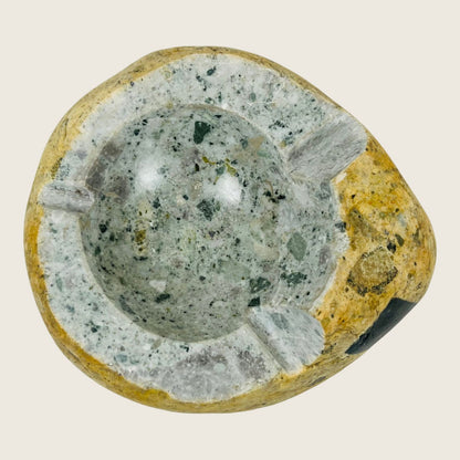 Mustard Shell Ash Tray - River Stone