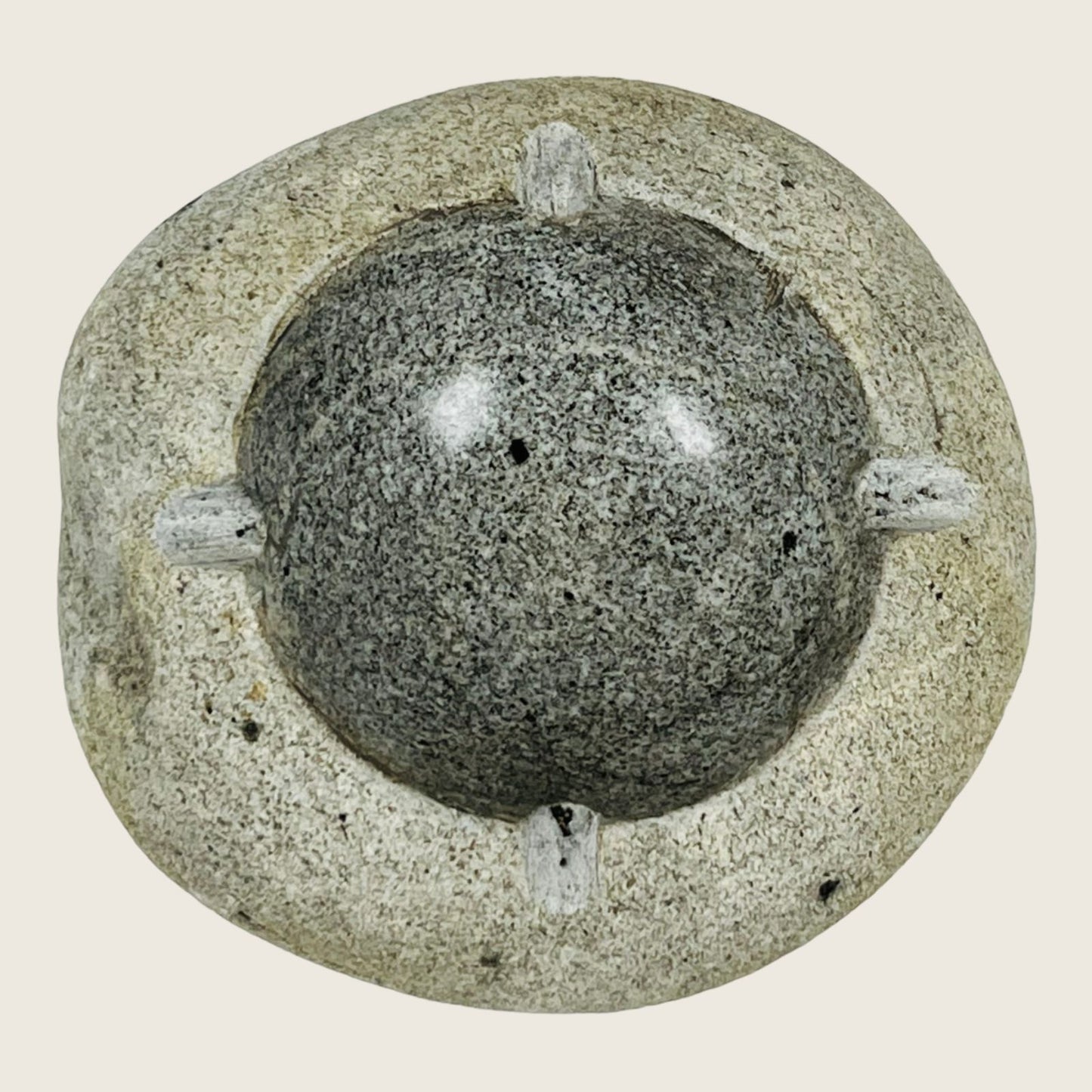 Black Dotted Ash Tray - Riverstone