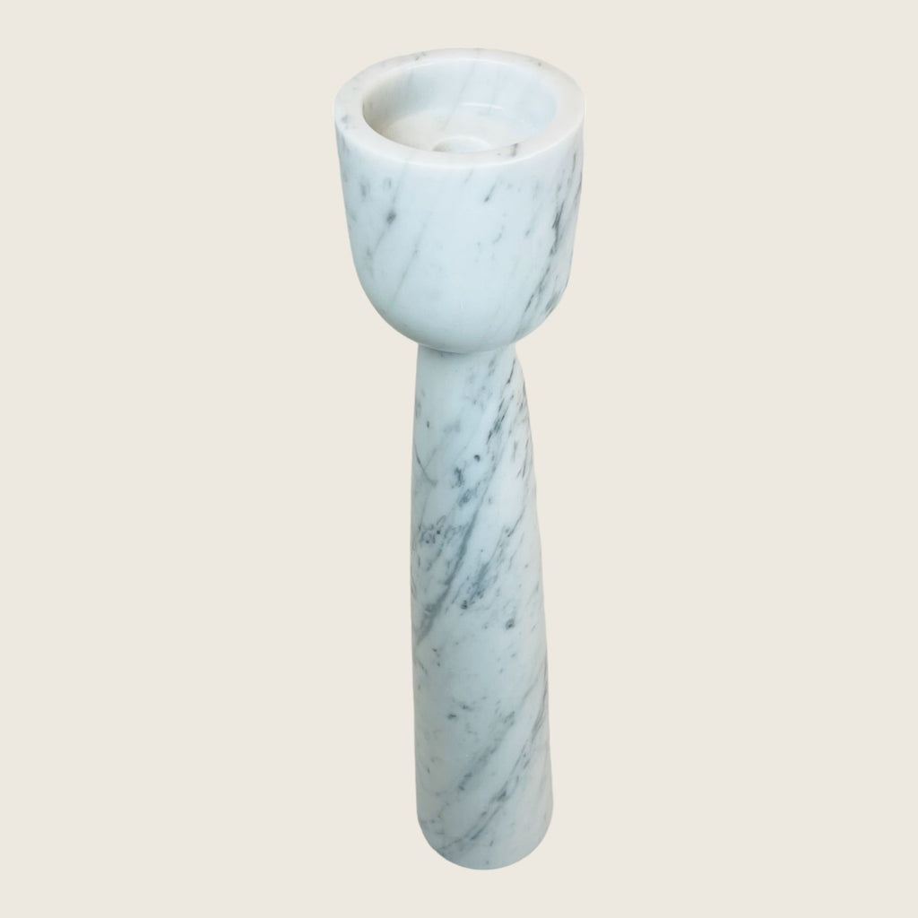 Cup Topped Marble Candle Stand (Medium)