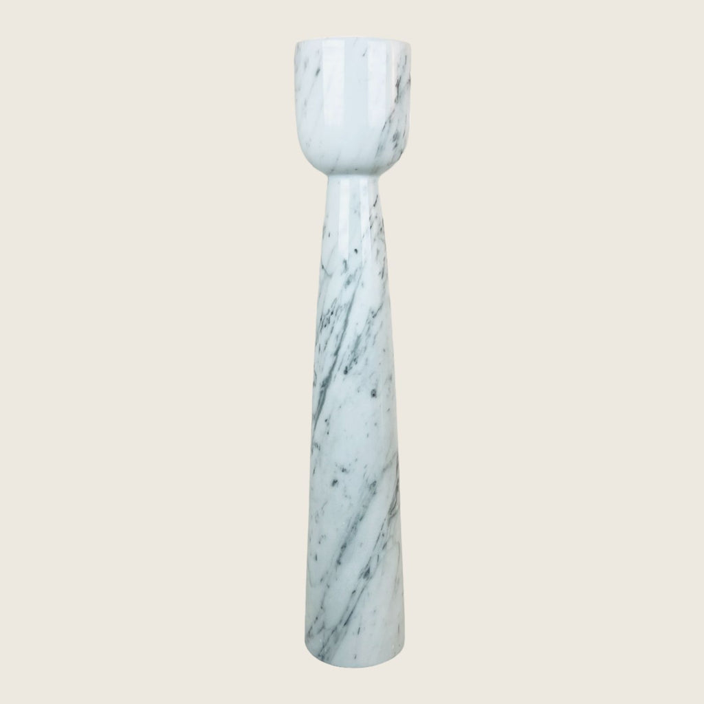 Cup Topped Marble Candle Stand (Medium)