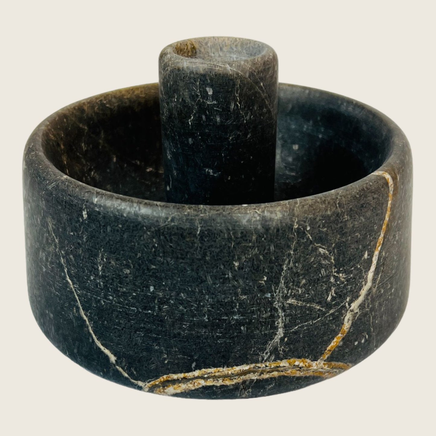 Bowl Candle Stand - Black