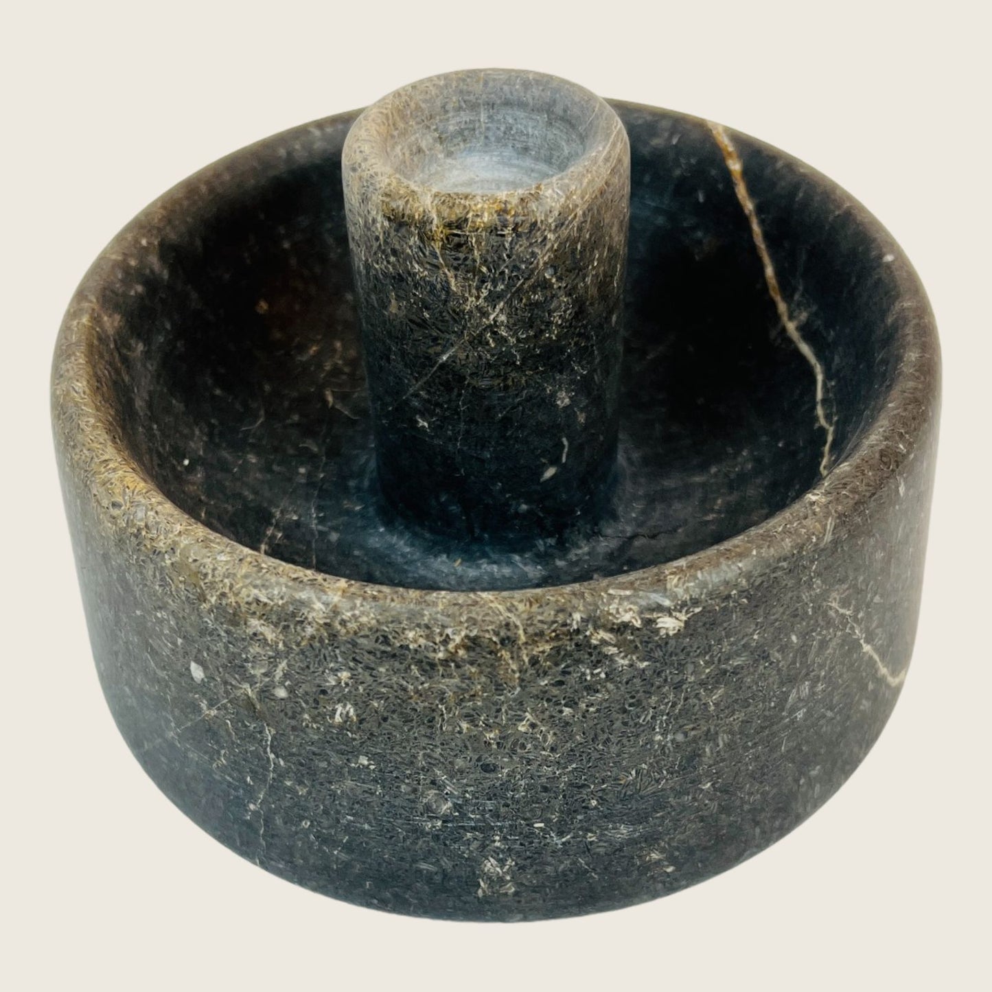 Bowl Candle Stand - Black