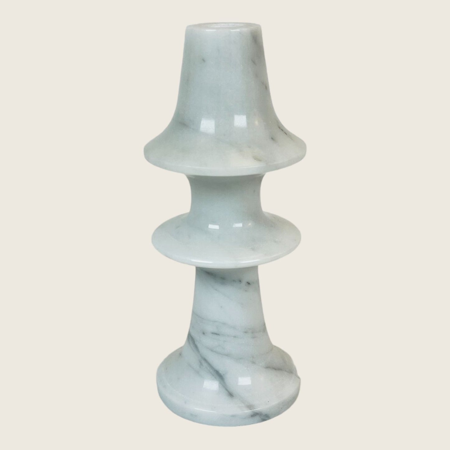 Ringed Mushrom Candle Stand - Small
