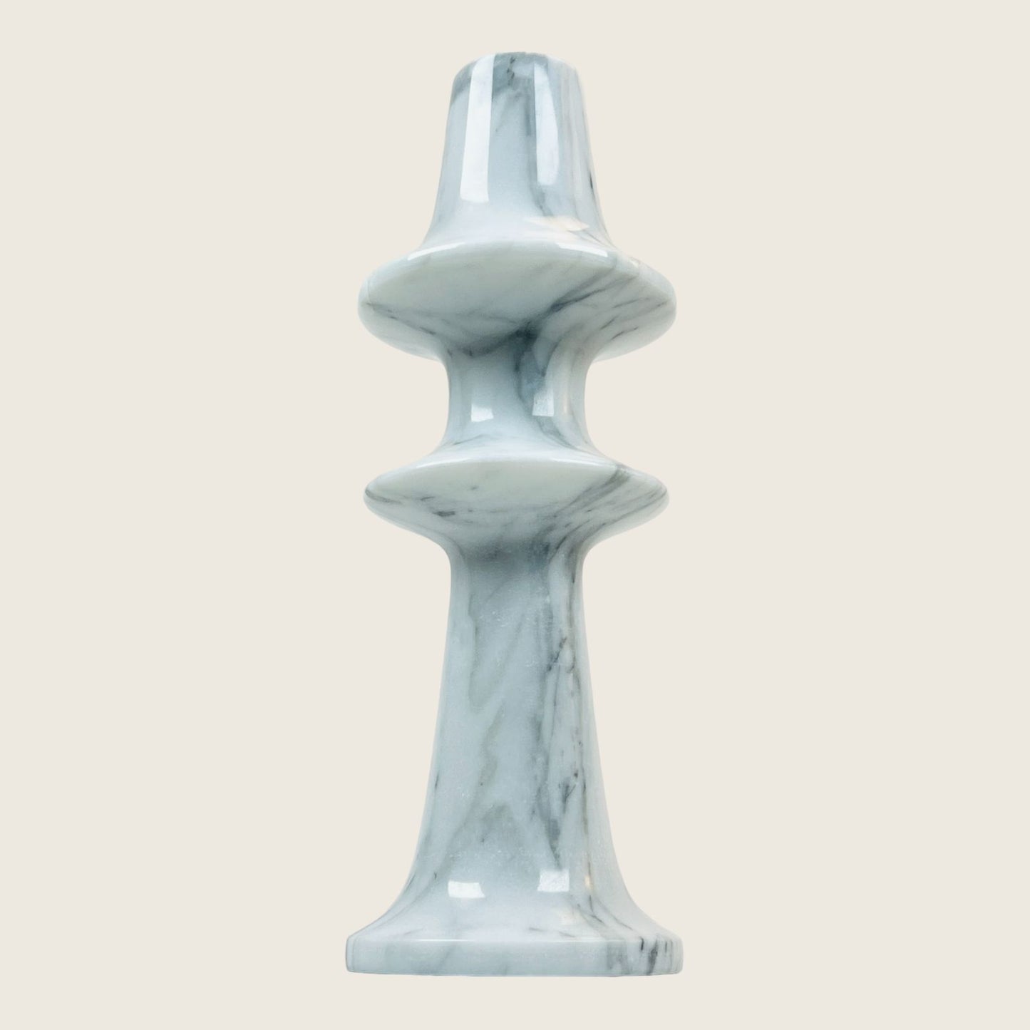 Ringed Mushrom Candle Stand - Medium