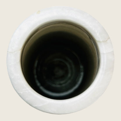 Funnel Vase - White