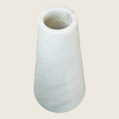 Funnel Vase - White
