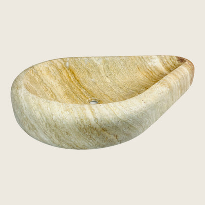 Almond Sink - Travertine