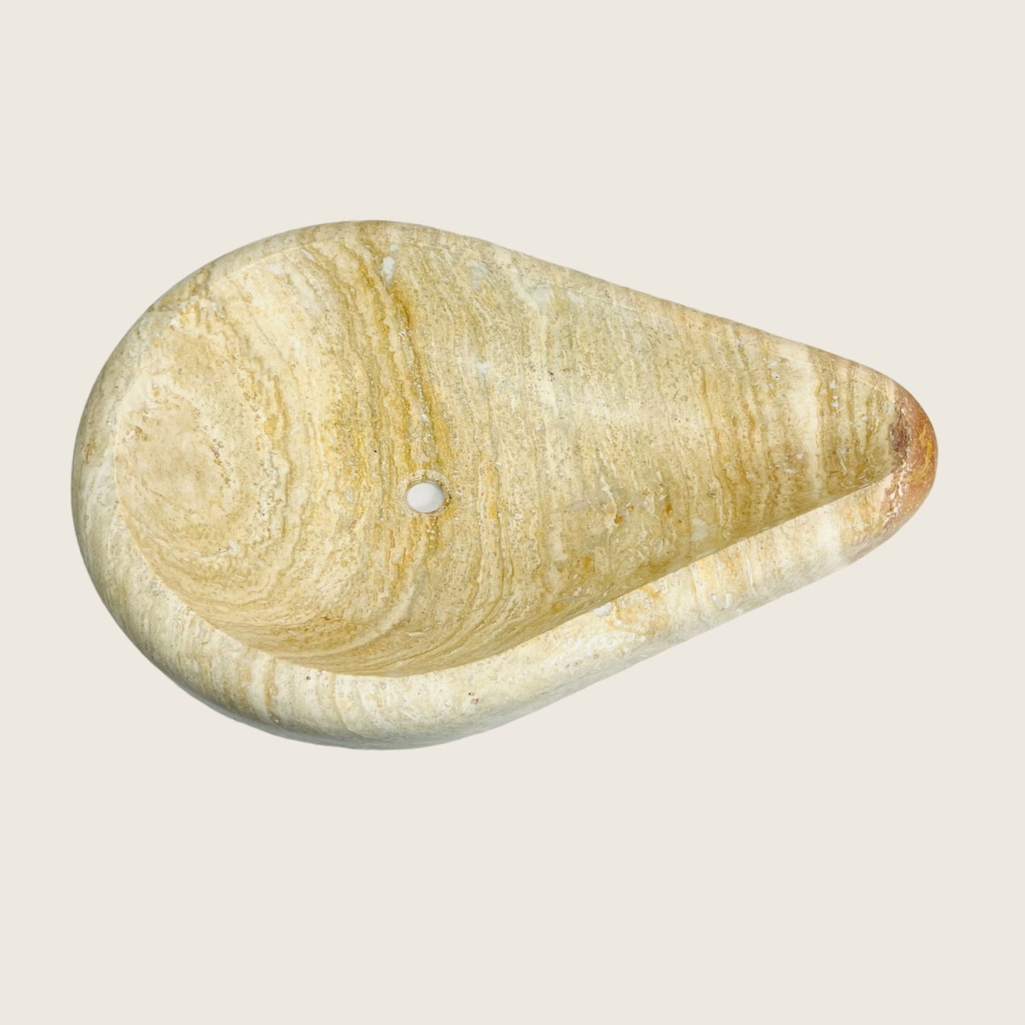 Almond Sink - Travertine