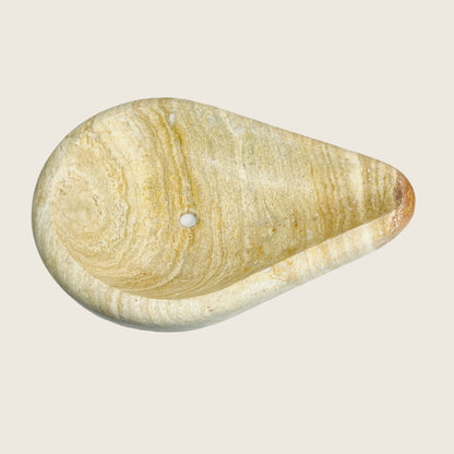 Almond Sink - Travertine
