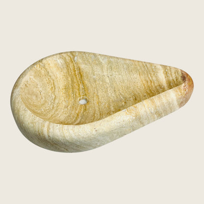 Almond Sink - Travertine