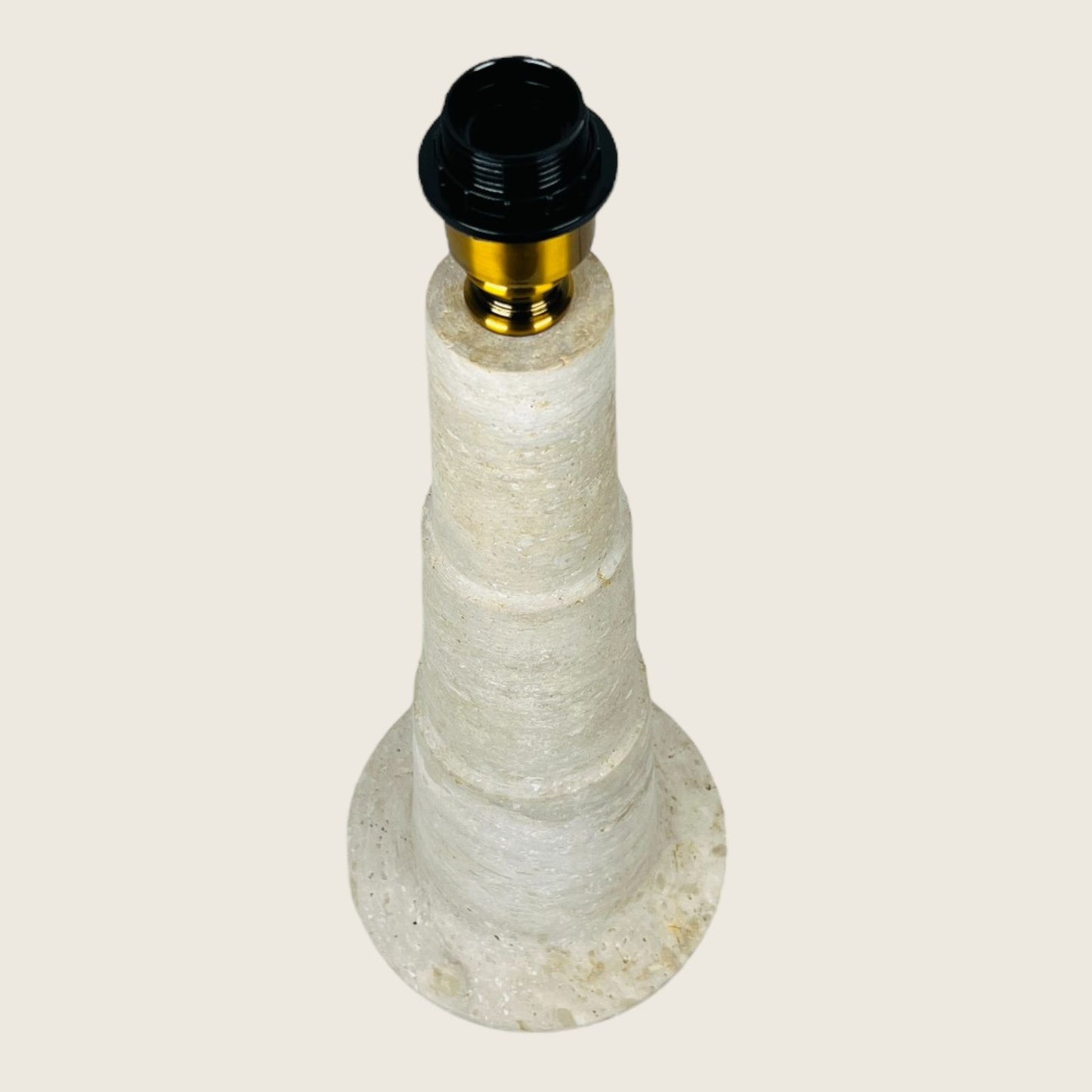 Baton Table Lamp - Travertine