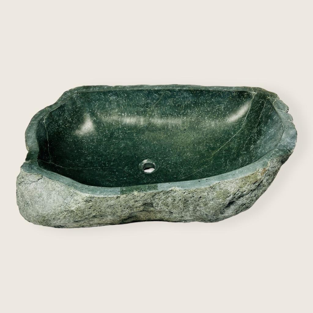 Emerald Green River Stone Sink