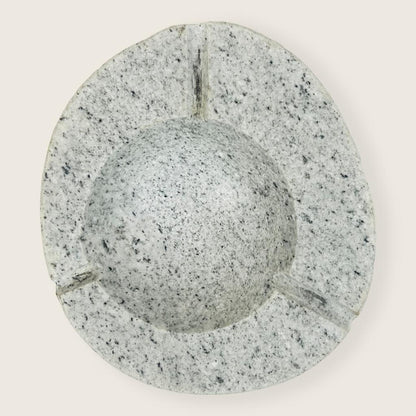 Light Grey Grained Ash Tray - River Stone