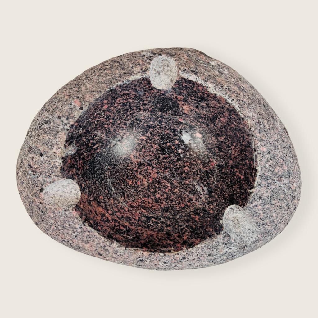 River Stone Scorched Burgundy Ash Tray