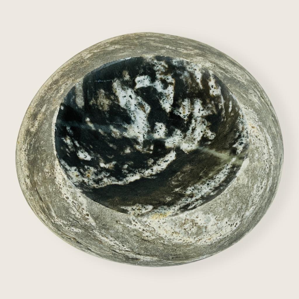 White Splashed Soap Dish - Riverstone