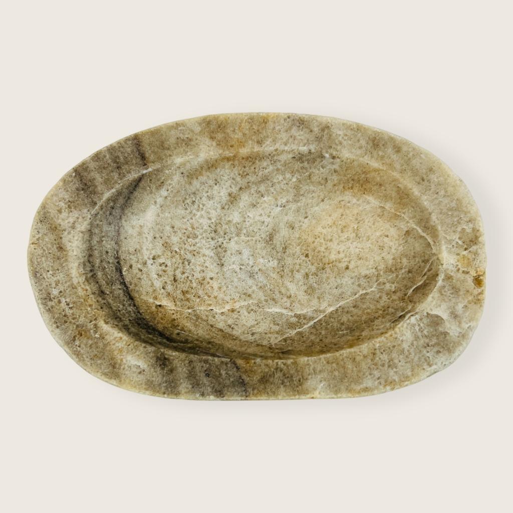 River Stone Brown Brushed Soap Dish