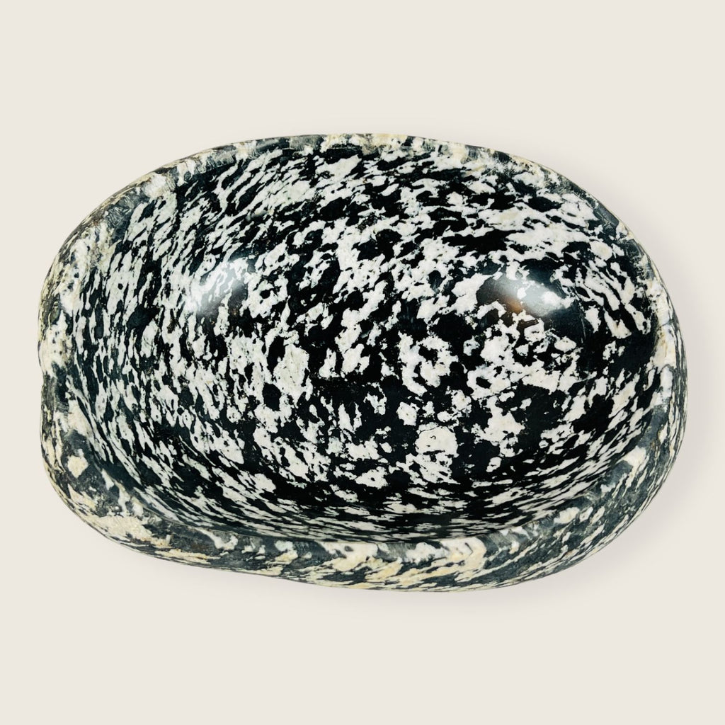 Black And White Spotted Bowl