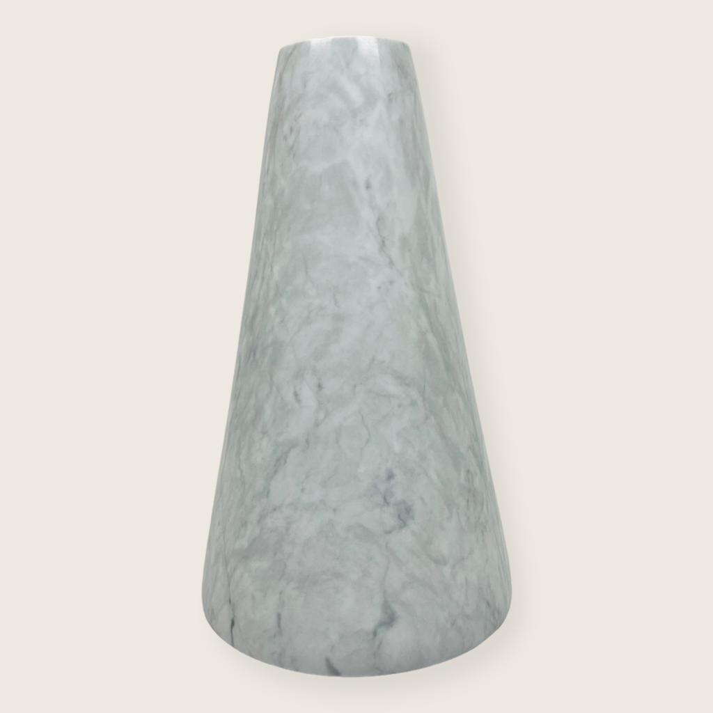 Funnel Grey Veined Vase